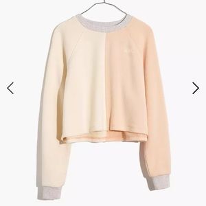 NWT Madewell MWL Crop Sweatshirt Size Small